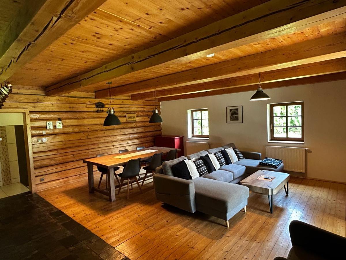 Log Cabin In Czech-Saxon Switzerland Sluknov Exterior photo