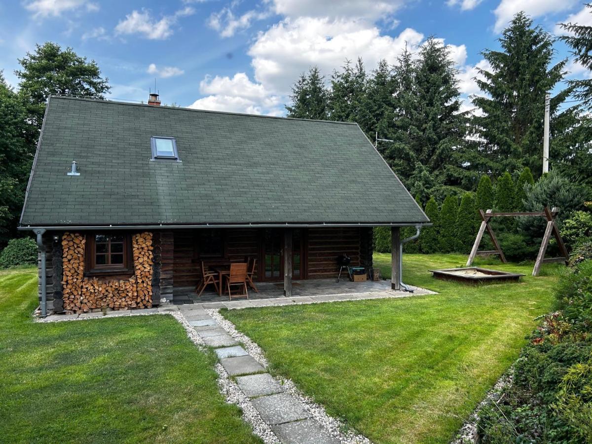 Log Cabin In Czech-Saxon Switzerland Sluknov Exterior photo