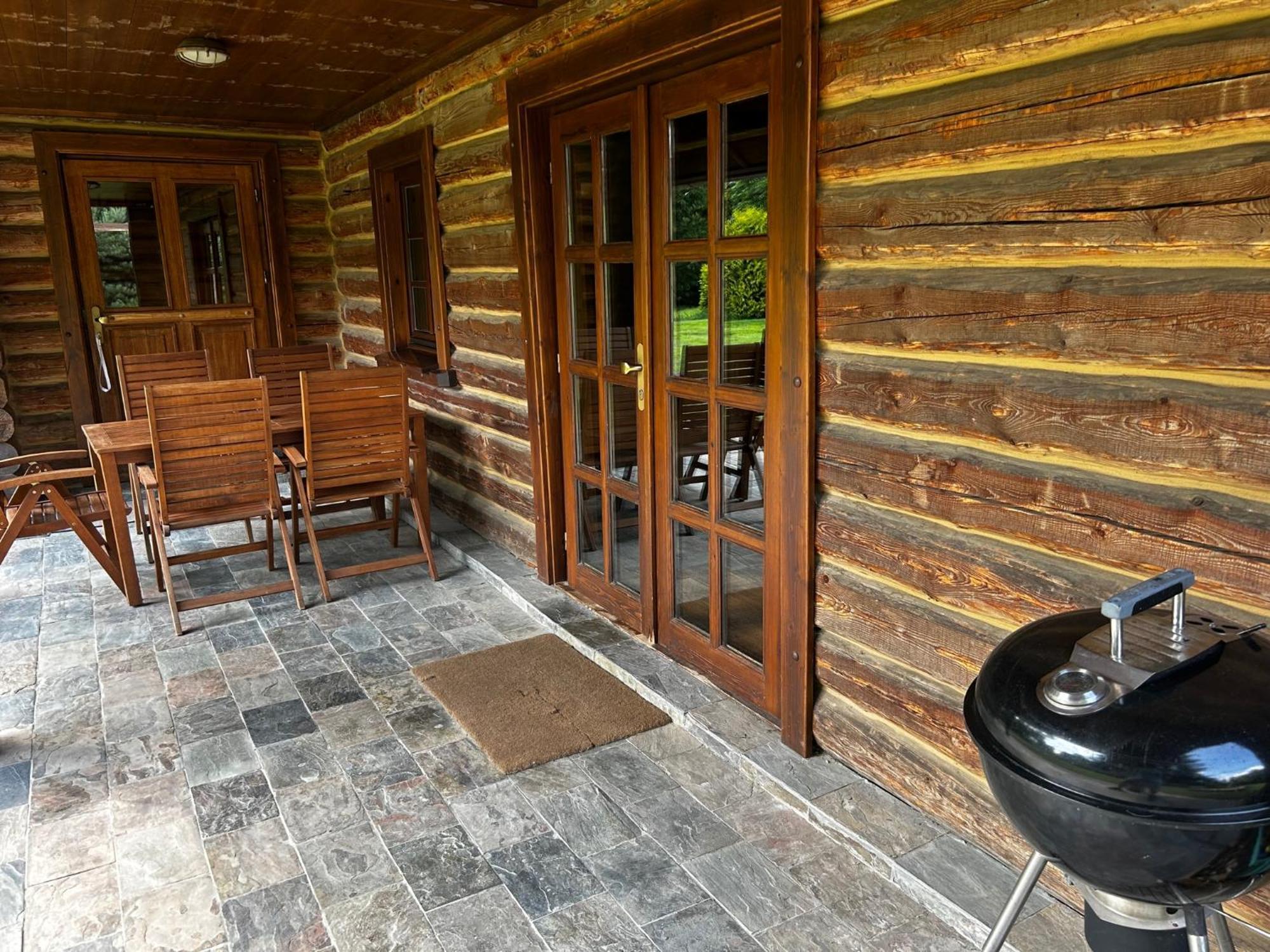 Log Cabin In Czech-Saxon Switzerland Sluknov Exterior photo